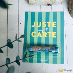 Carte billet-Juste une petite carte