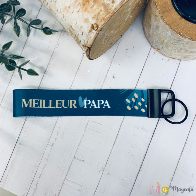 Porte-clés lanière - meilleur papa