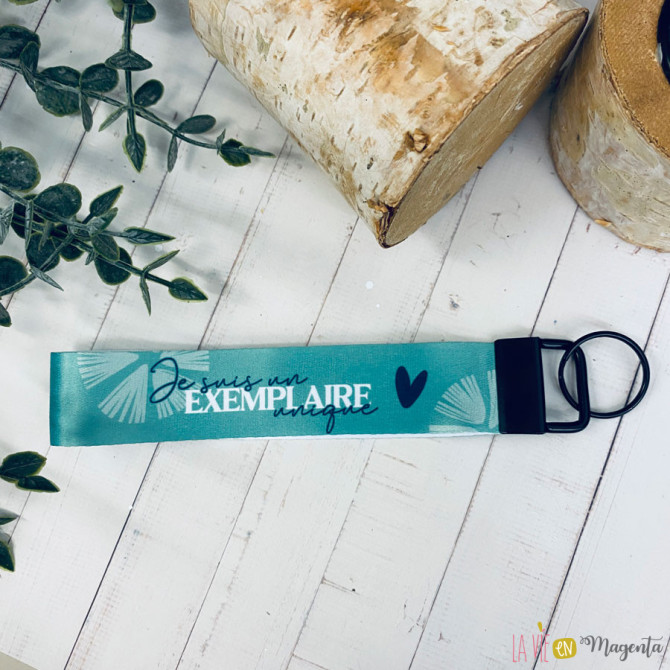 Porte-clés lanière - exemplaire unique 