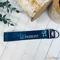 Porte-clés lanière - exemplaire unique 