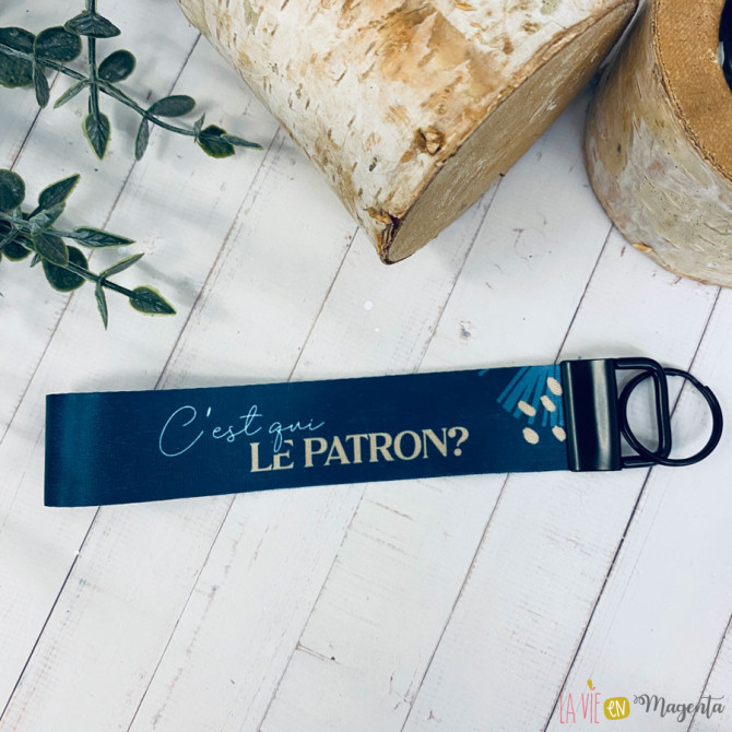 Porte-clés lanière - exemplaire unique 