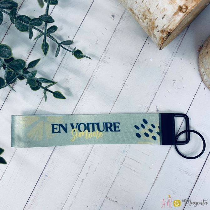 Porte-clés lanière - en voiture Simone