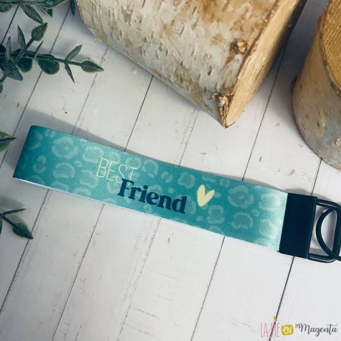 Porte-clés lanière - best friend