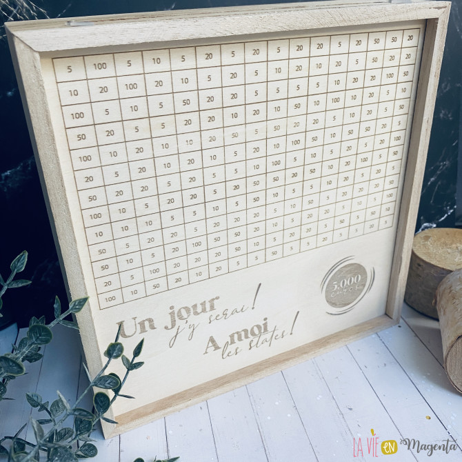 Cadre tirelire Boite chinoise 