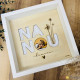 Cadre photo pour Nanou – gravé bois