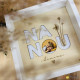 Cadre photo pour Nanou – gravé bois