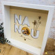 Cadre photo pour Nanou – gravé bois