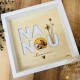 Cadre photo pour Nanou – gravé bois
