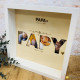 Cadre photo personnalisé Papa - papy depuis [année] – Cadeau souvenir