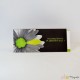 Faire-part Fleur verte et noire