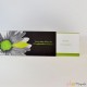 Faire-part Fleur verte et noire