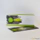 Faire-part Fleur verte et noire