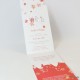 Faire-part Fleurs rouges
