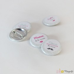 Badge 32 mm - mariage