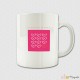 Mug Je t'aime Fuchsia