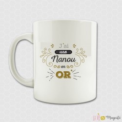 Mug Une nanou en or