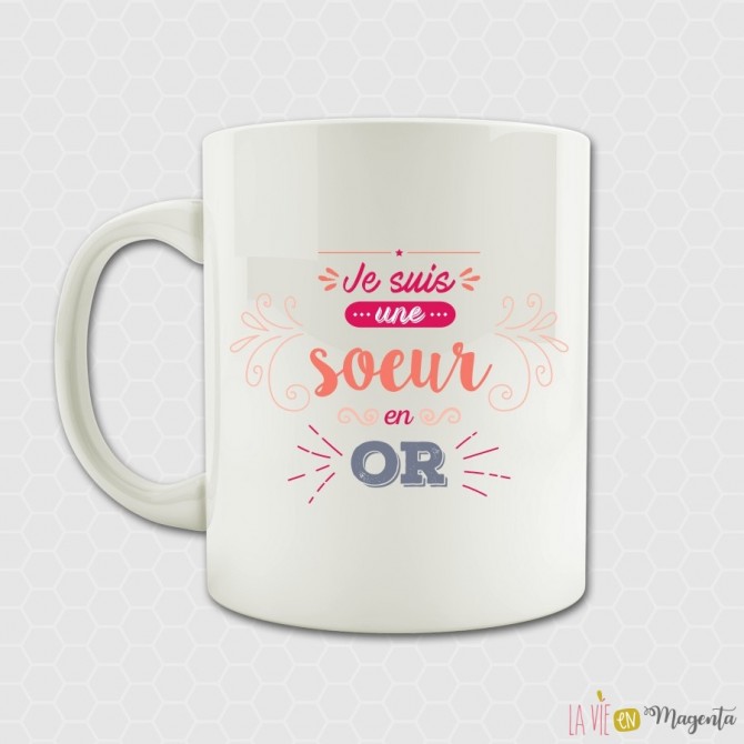 Mug Une soeur en or