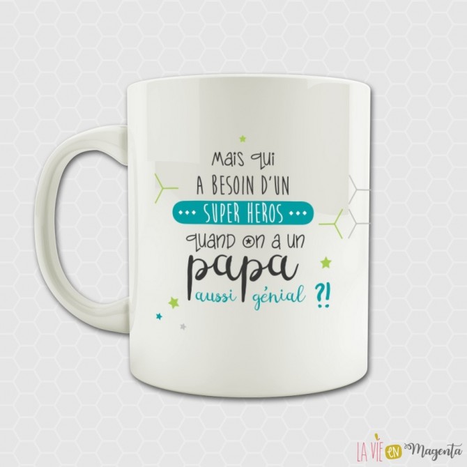 Mug Papa super héros