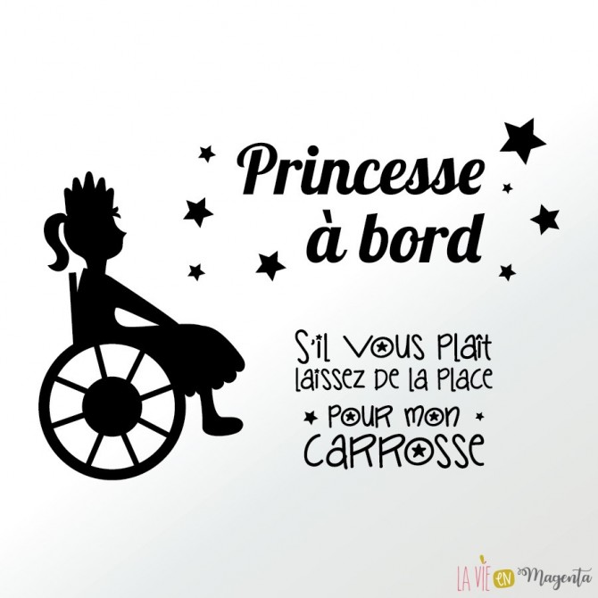 Stickers Bébé Fille Princesse