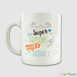 Mug - Super témoin super frère