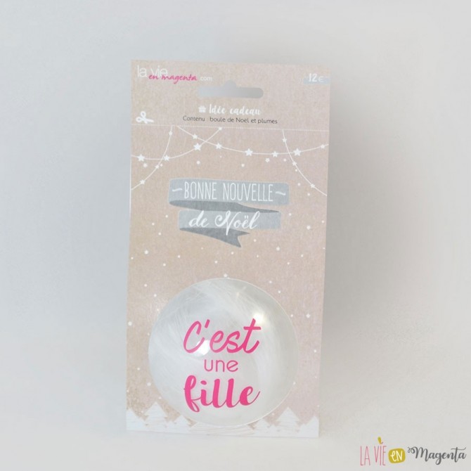 Boule de Noël - Petite fille