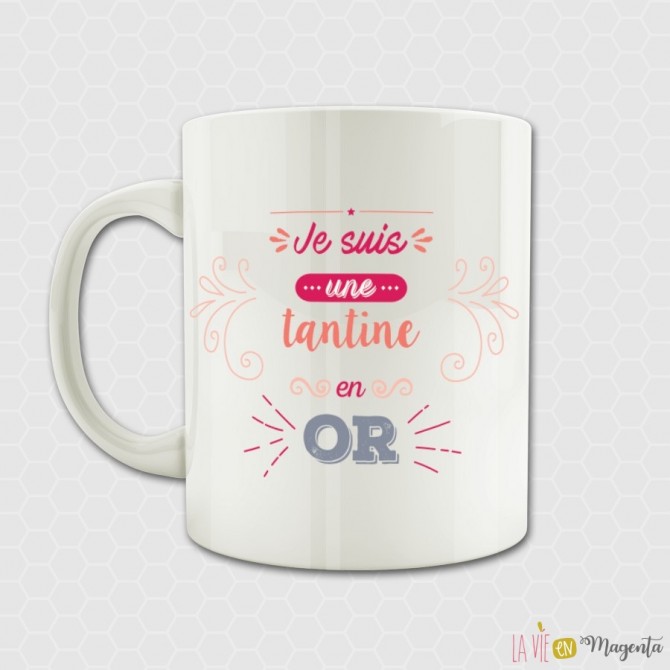 Mug - Je suis une tantine en or