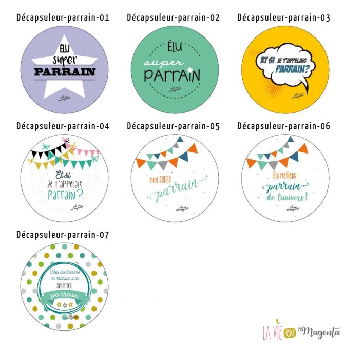 Décapsuleurs parrain