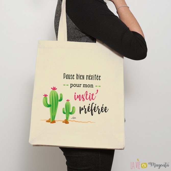 Sac shopping Instit Cactus