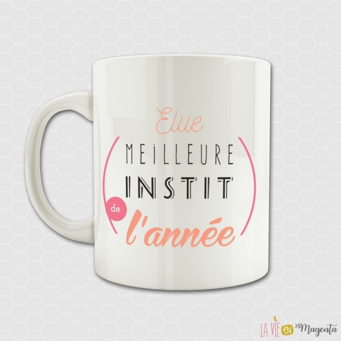 Mug - Meilleure instit rose