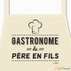 Tablier - Gastronome de père en fils adulte