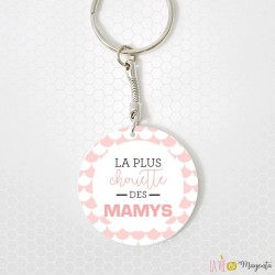 Porte-clés - la plus chouette des mamys