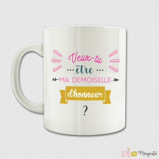 Mug - Veux-tu être ma demoiselle d'honneur