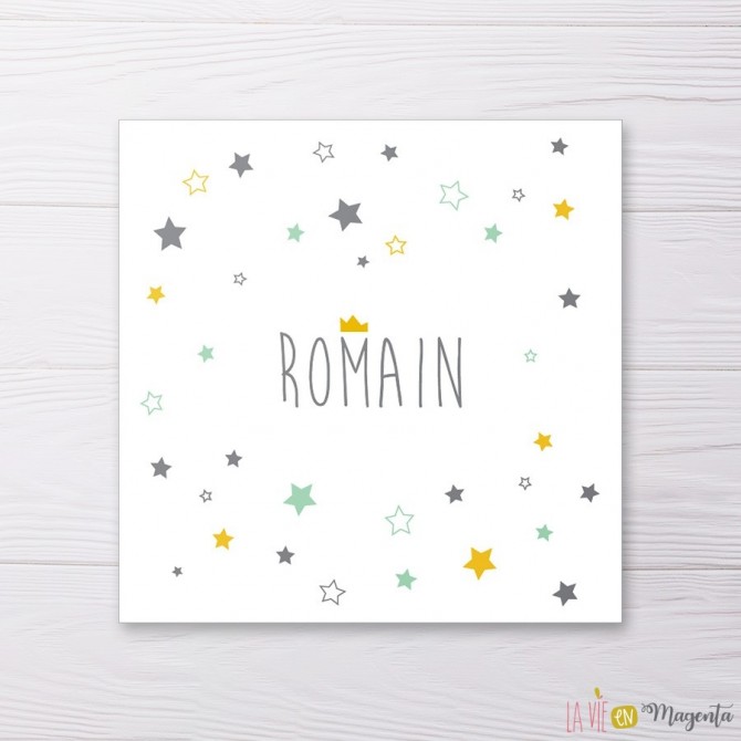Faire-part Mon Roi