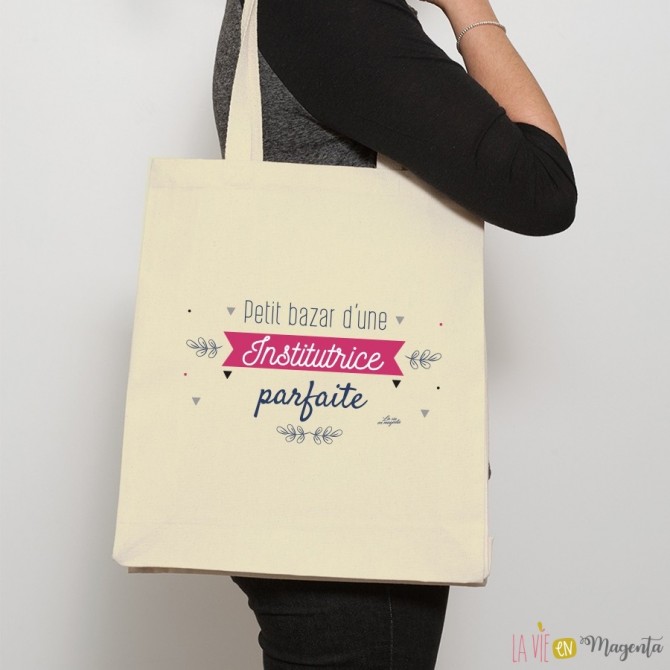 Sac shopping Petit bazar d'une institutrice parfaite