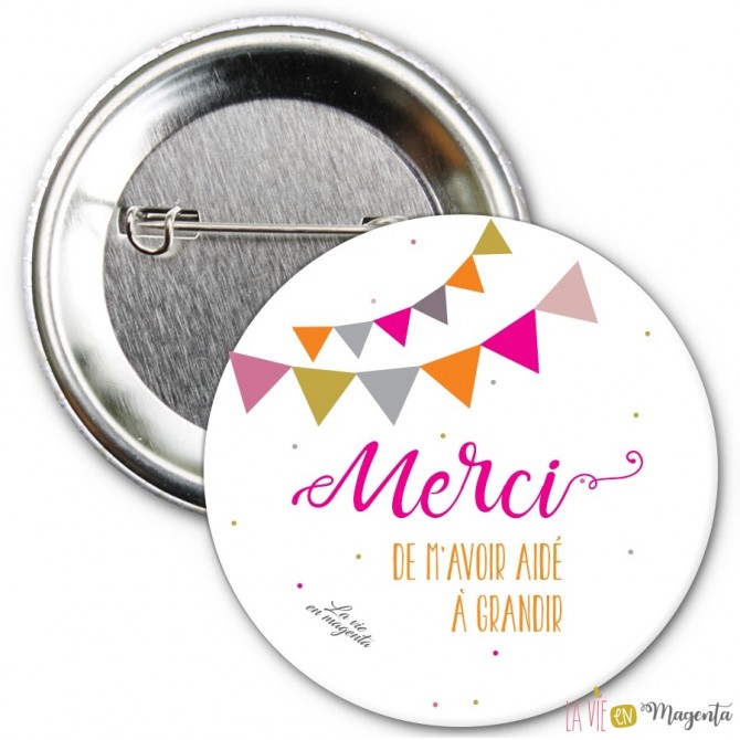 Badge merci de m'avoir aidé à grandir