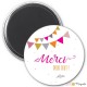 Magnet merci pour tout - rose