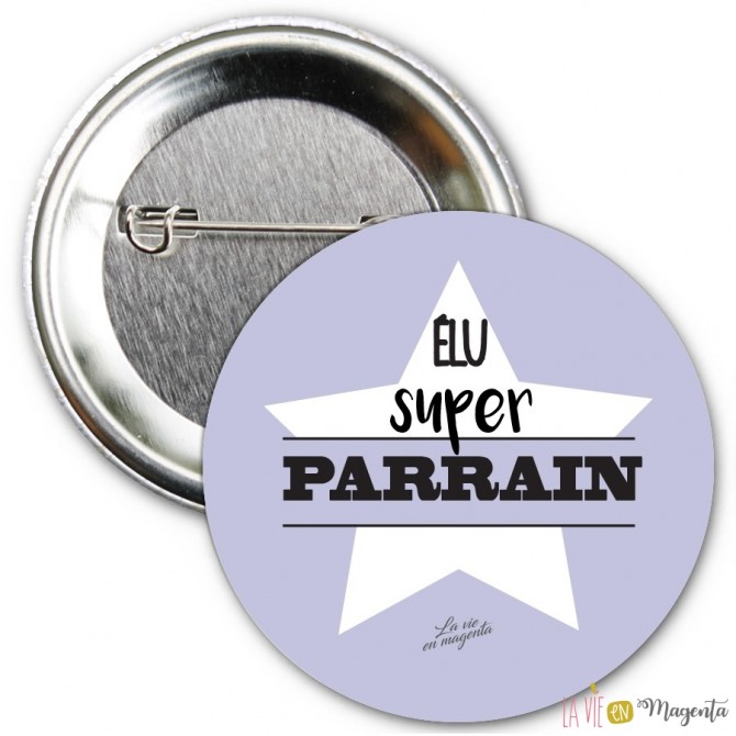 Badge Elu super parrain