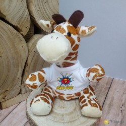 Peluche girafe - Super grand frère