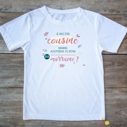 T-shirt Cousine-marraine 2/4 ans