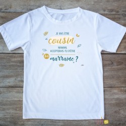 T-shirt Cousin-marraine 2/4 ans