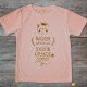 T-shirt rose Je vais être grande soeur - couronne