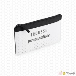 Trousse personnalisée noire