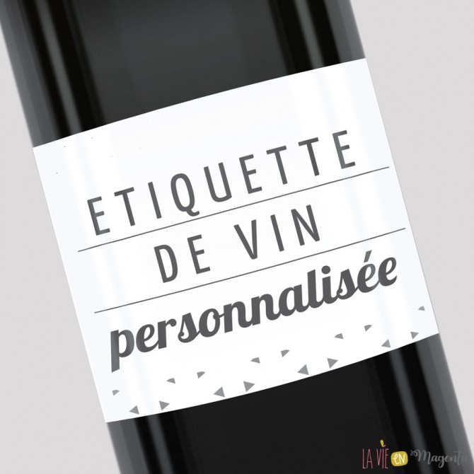 Etiquettes pour bouteilles, étiquettes personnalisées