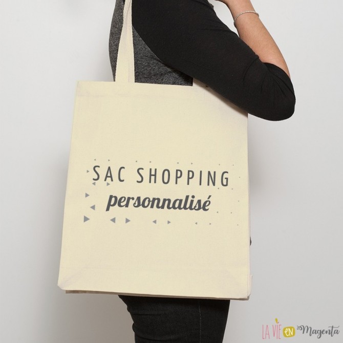 Sac shopping personnalisée