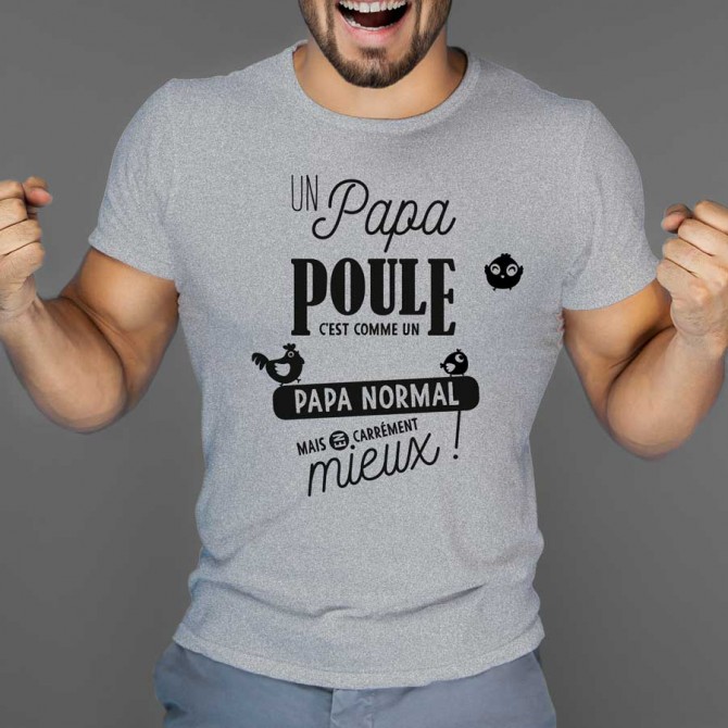 T-shirt Papa poule