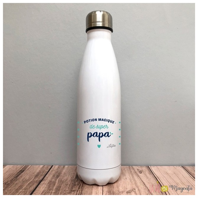 Bouteille isotherme Potion magique de super papa