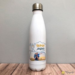 Bouteille isotherme Super papa - photo
