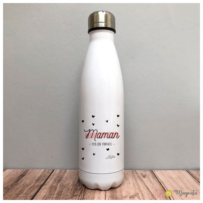 Bouteille isotherme Maman plus que parfait