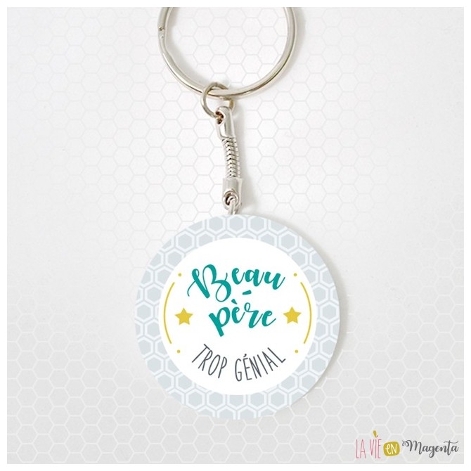 Cadeau Beau Pere Porte Clef, Cadeau Fête Des Pères Saint Valentin