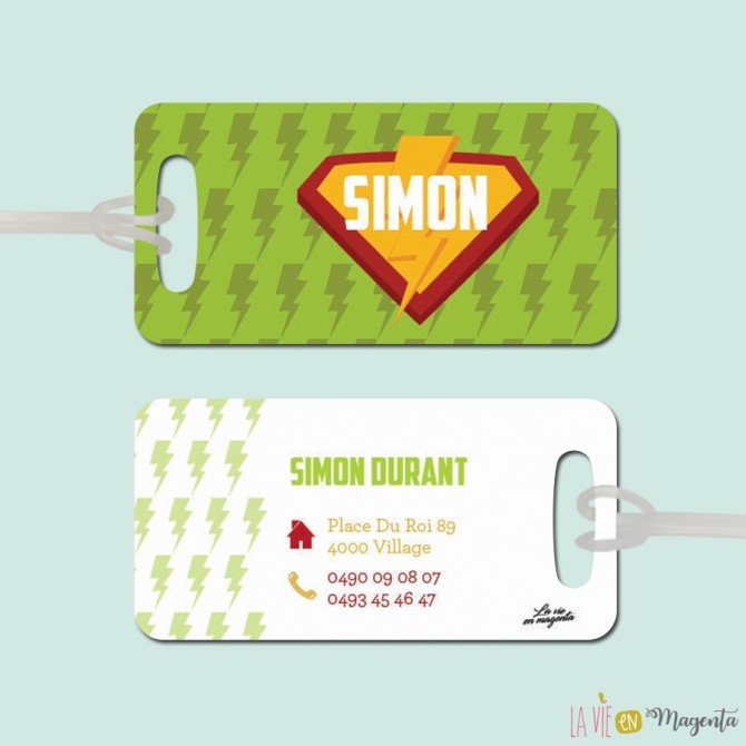 Etiquette éclair